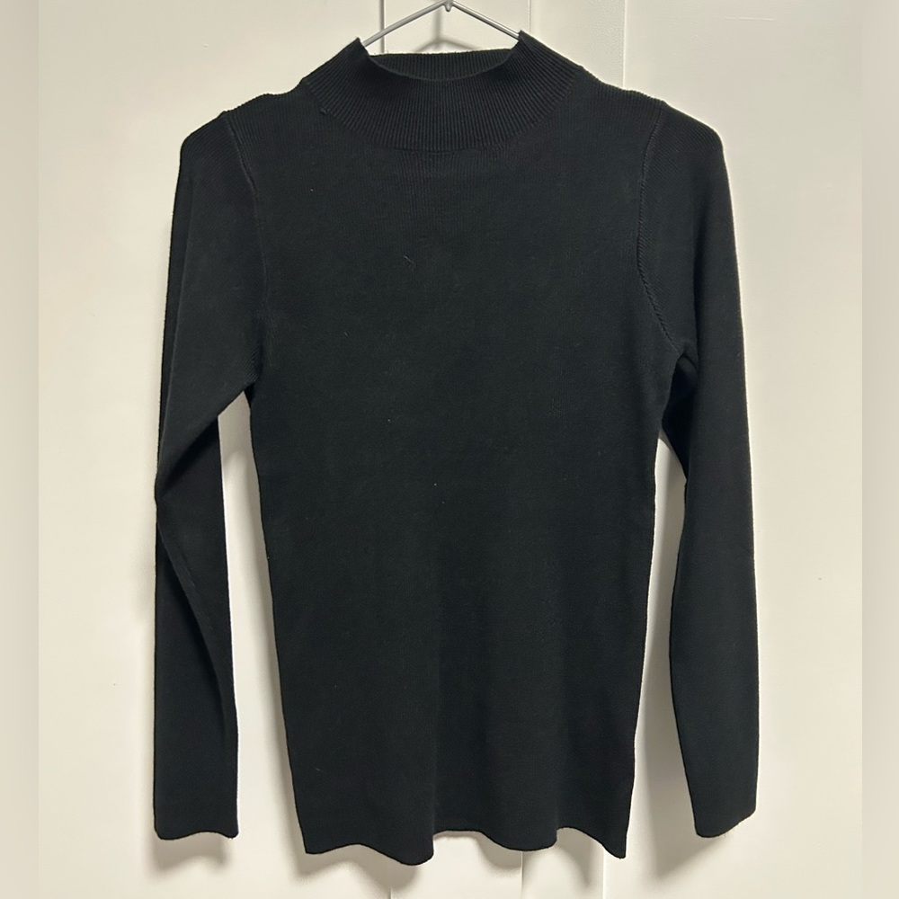 LOFT Black Turtleneck Sweater